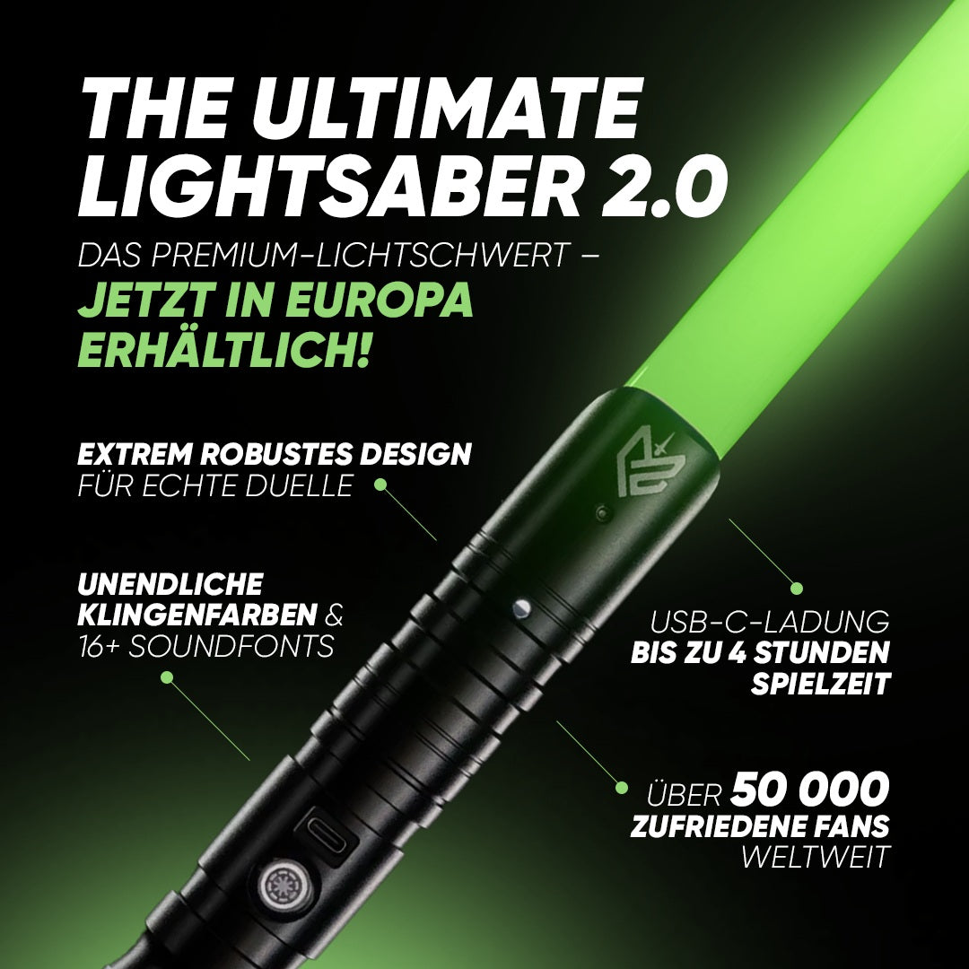The Ultimate Lightsaber 2.0 – Premium Lichtschwert