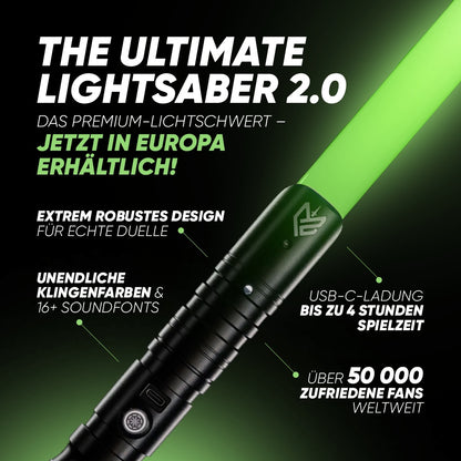 The Ultimate Lightsaber 2.0 – Premium Lichtschwert